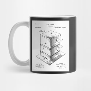 Beekeeping Patent - Beekeeper Bee Hive Honey Art - White Mug